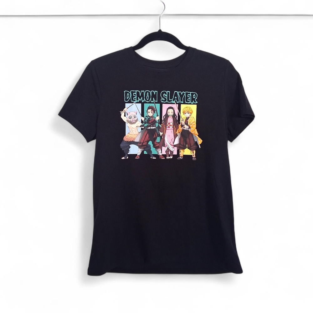 Demon Slayer: Kimetsu no Yaiba Group Panel T-Shirt Unisex Size Small